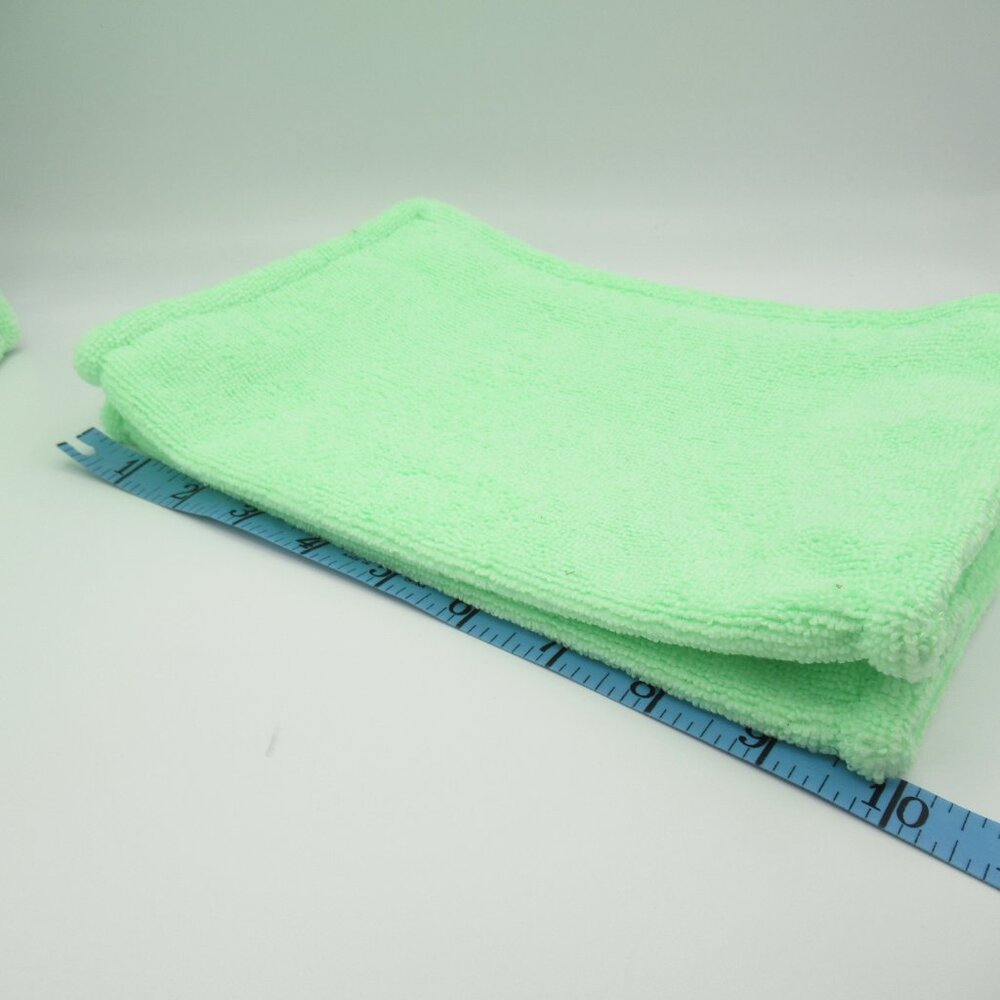 Ulta Bright Green Terry Cosmetic Bags - Bundle of 2 - Picture 3 of 6